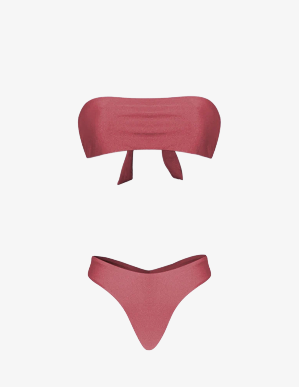 Biquíni Bandeau Burgundy