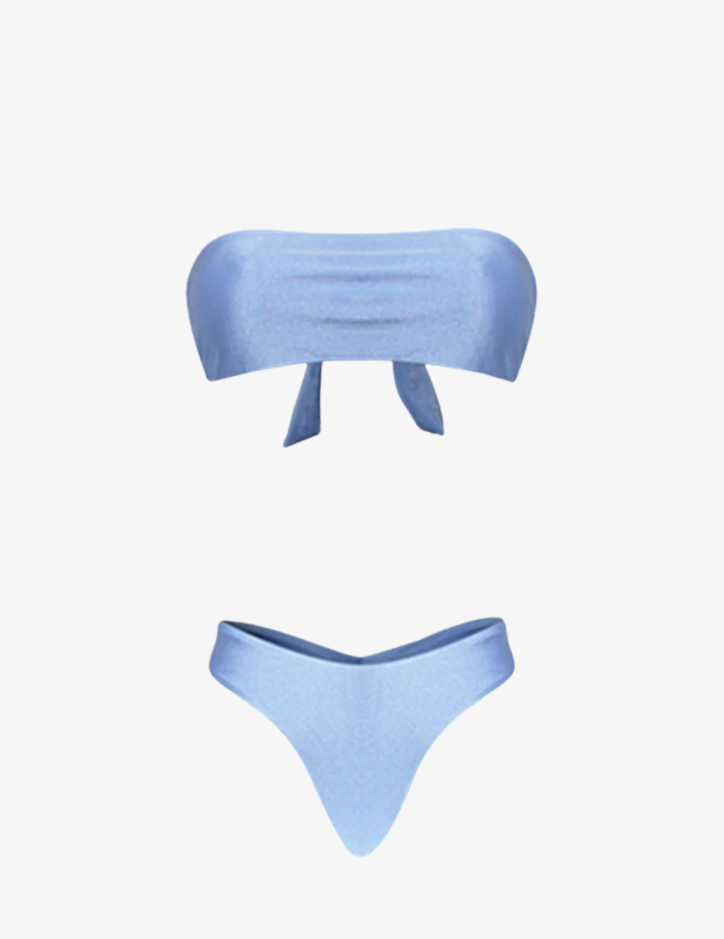 Biquíni Bandeau Azul Bebê