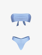 Biquíni Bandeau Azul Bebê