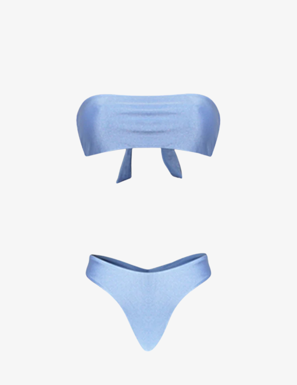 Biquíni Bandeau Azul Bebê