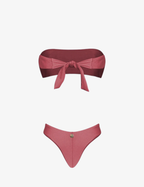 Biquíni Bandeau Burgundy