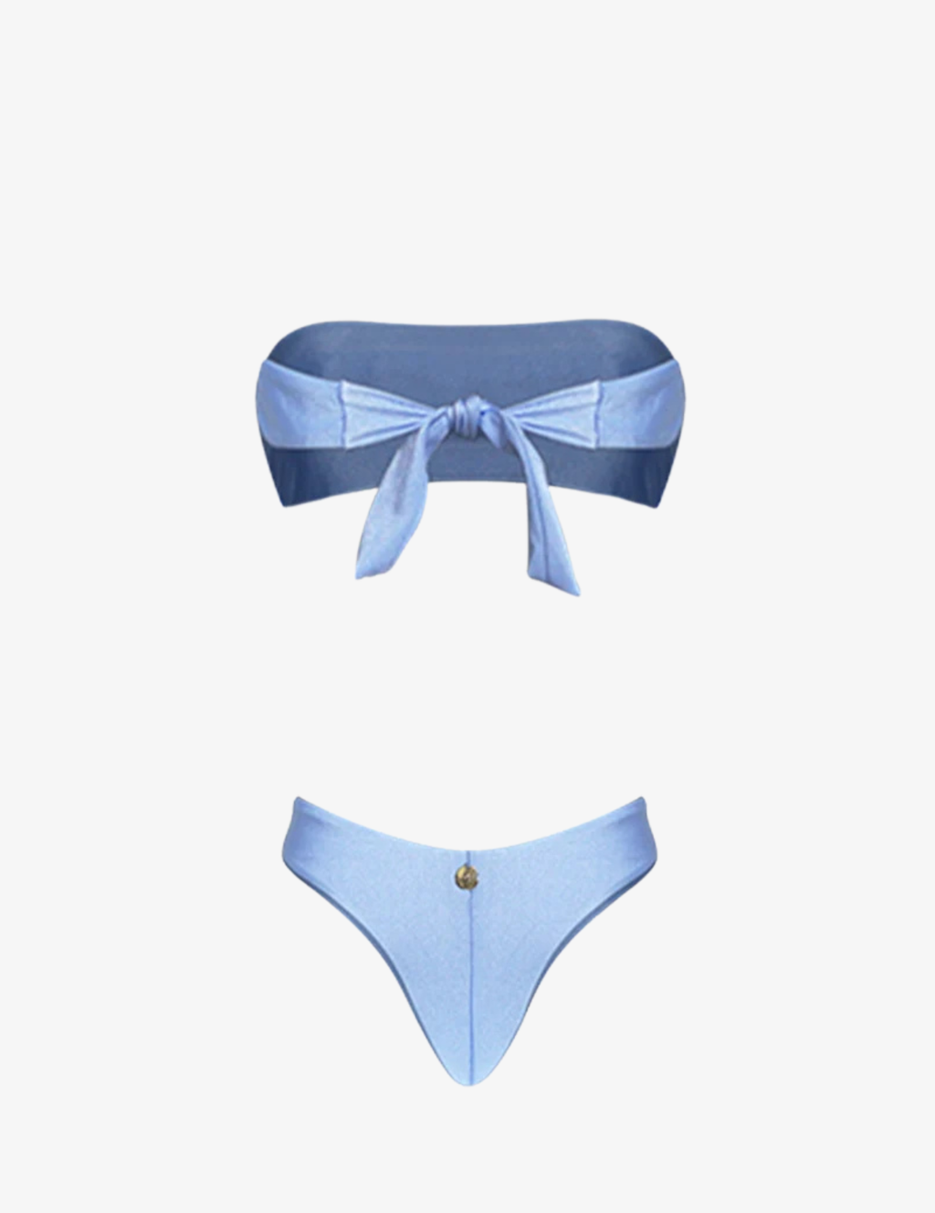 Biquíni Bandeau Azul Bebê