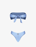 Biquíni Bandeau Azul Bebê