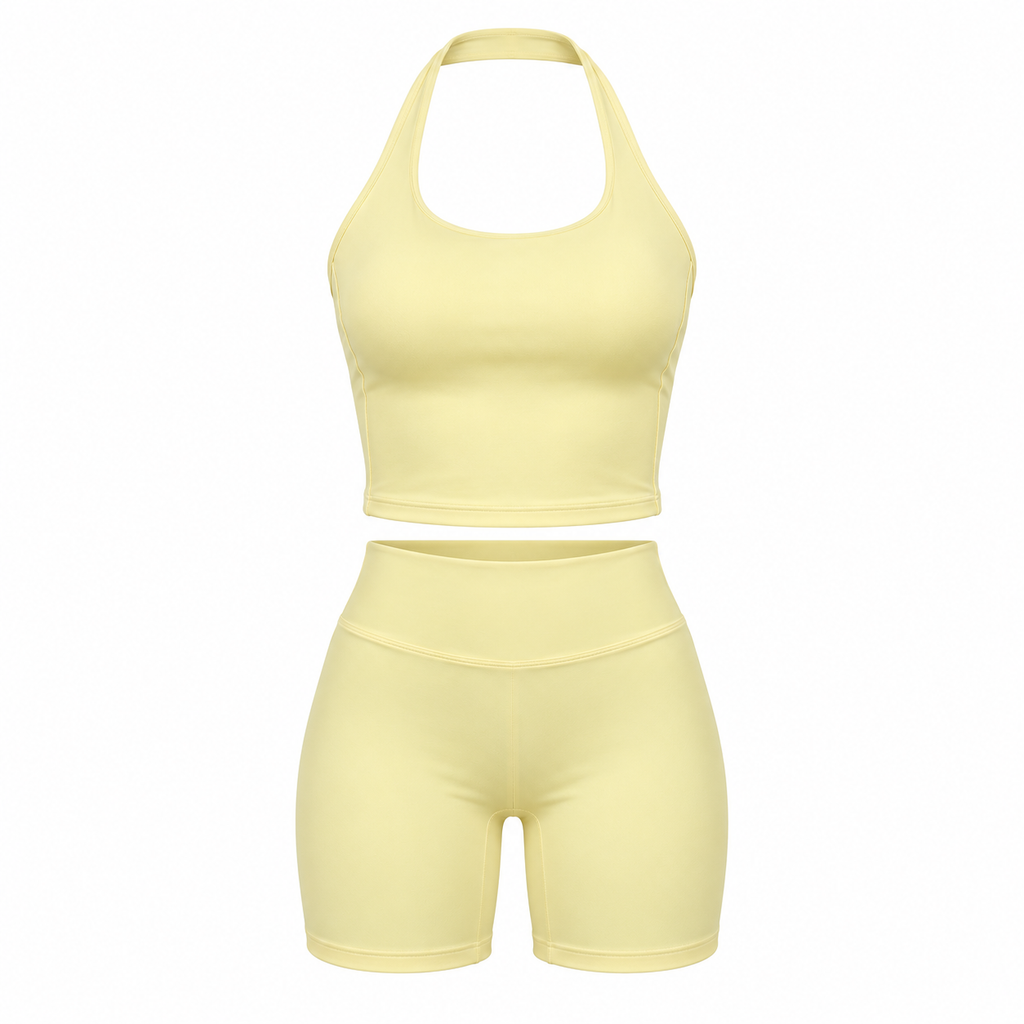 Conjunto Bella Active Amarelo